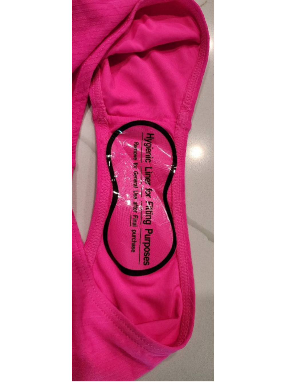 NWT YMI Knockout Pink Long Sleeve One Piece Swimsuit Black Zip Front Women’s L - Picture 4 of 9